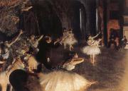 Germain Hilaire Edgard Degas The Rehearsal of the Ballet on Stage china oil painting reproduction